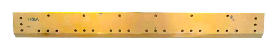 CUCHILLA CARGA BASE - 273,5 L X 28CM A X 3CM GROSOR - 30H - 1"T REDONDO