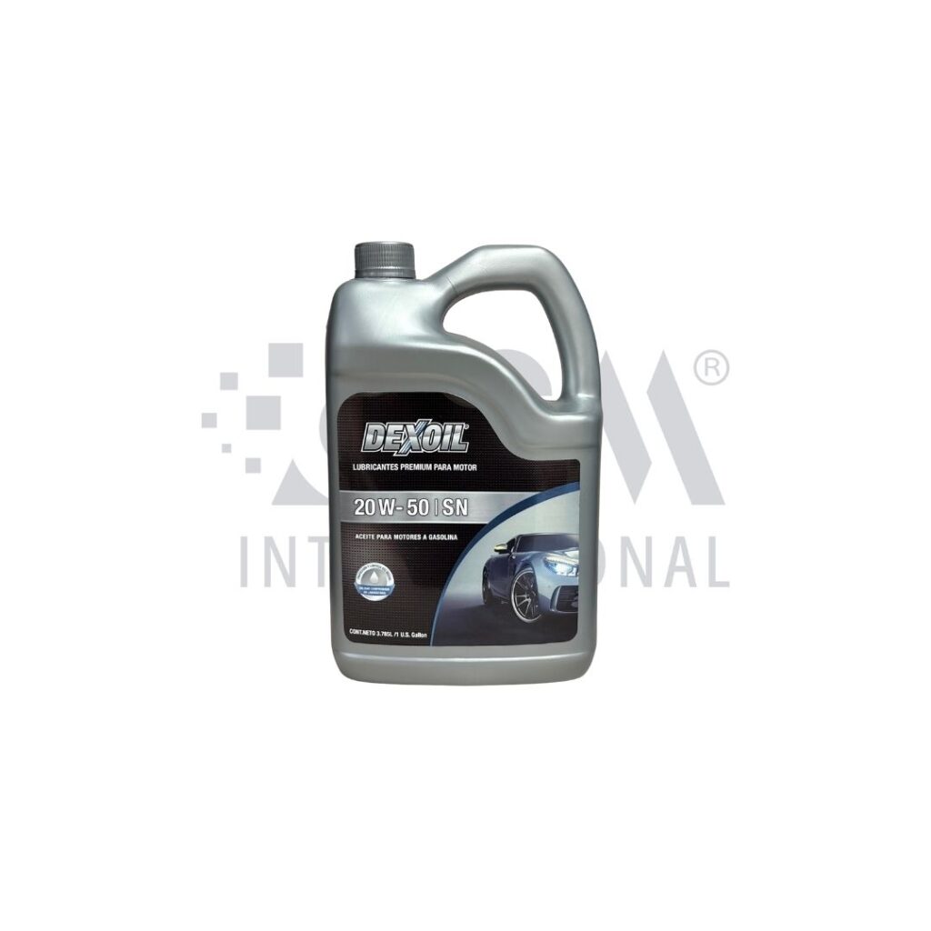ACEITE DE MOTOR GASOLINA 20W- 50 SN X GALON - DEXOIL